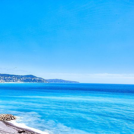 Le Florentina, Dernier Etage Avec Terrasse, Vue Sur La Baie Des Anges Apartment Ница Екстериор снимка