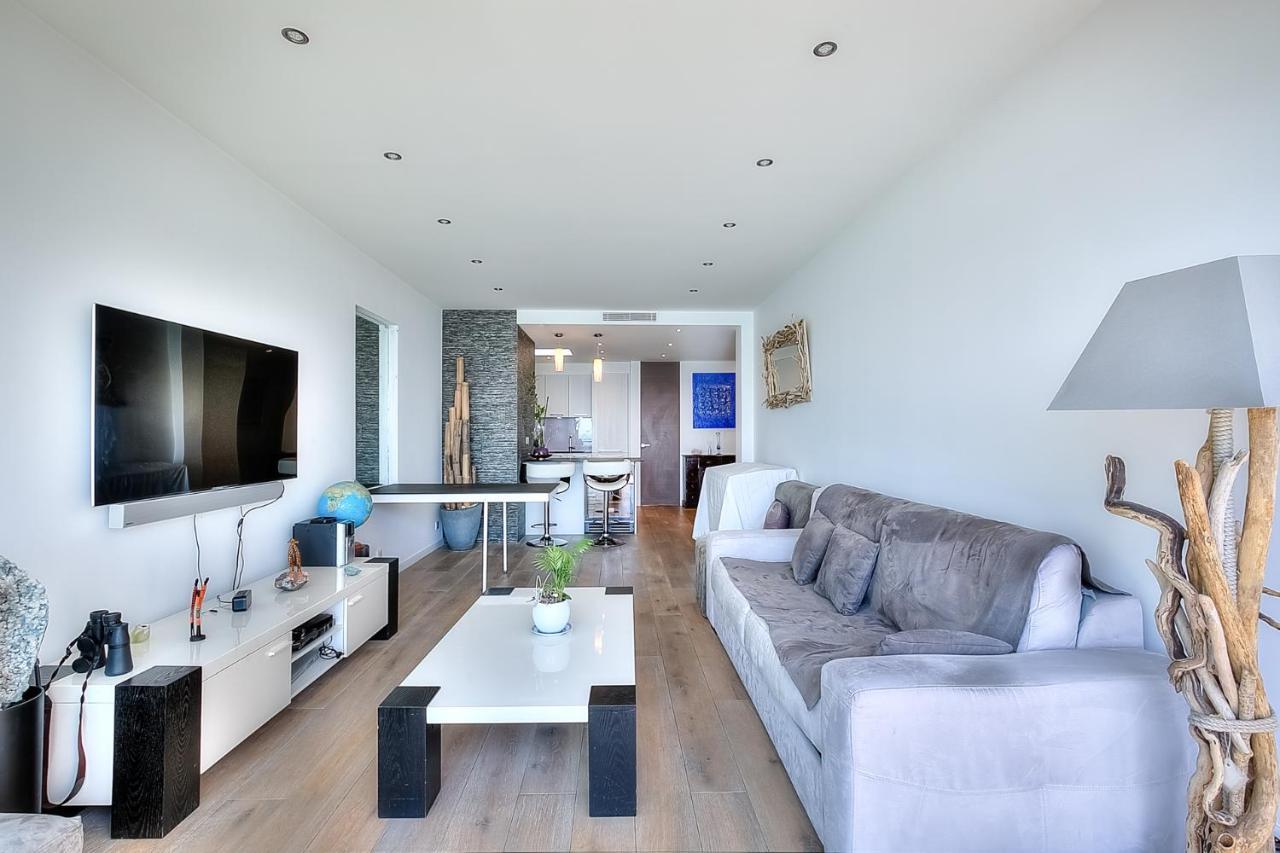 Le Florentina, Dernier Etage Avec Terrasse, Vue Sur La Baie Des Anges Apartment Ница Екстериор снимка