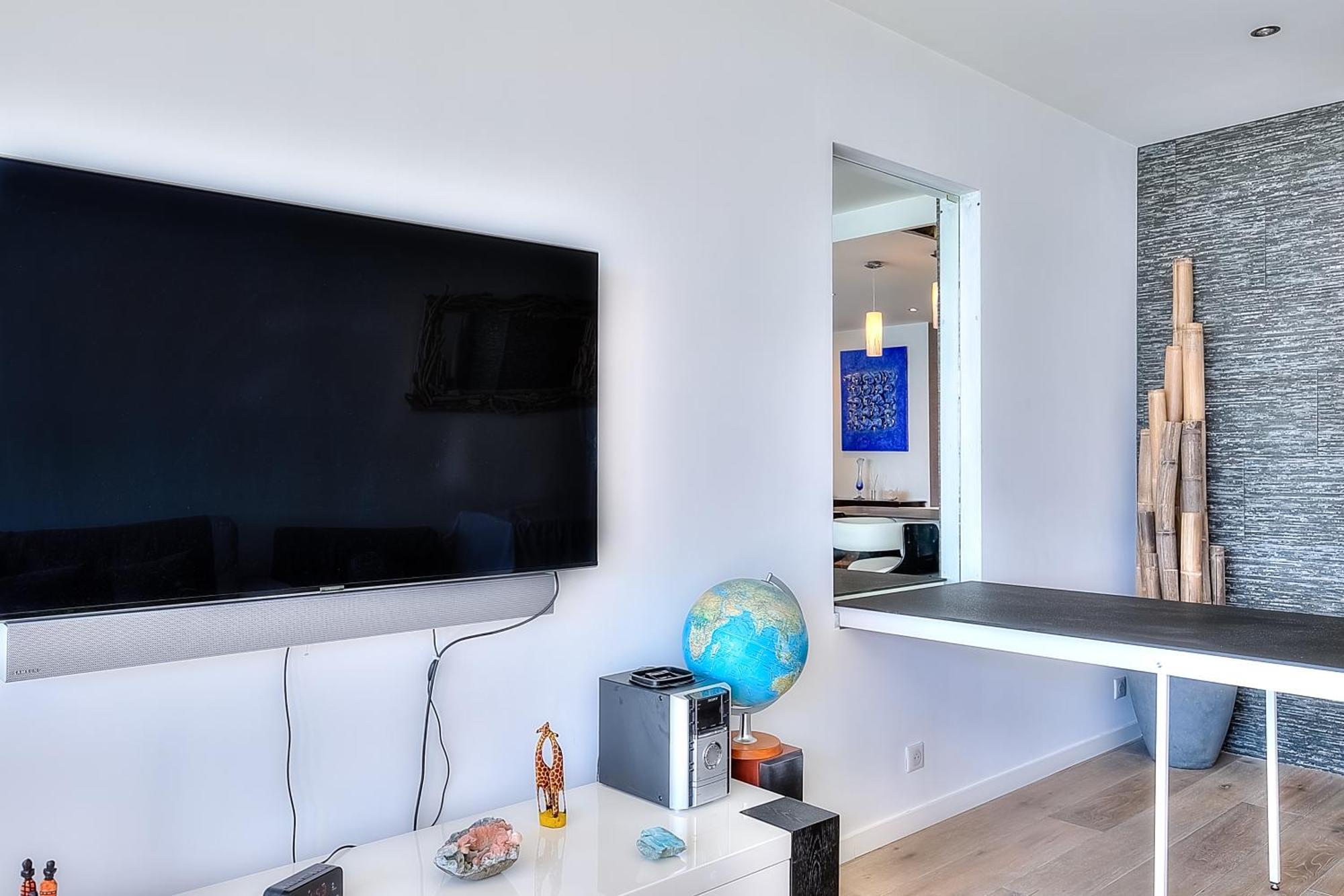 Le Florentina, Dernier Etage Avec Terrasse, Vue Sur La Baie Des Anges Apartment Ница Екстериор снимка