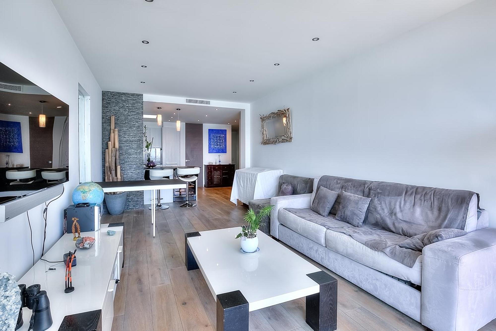 Le Florentina, Dernier Etage Avec Terrasse, Vue Sur La Baie Des Anges Apartment Ница Екстериор снимка